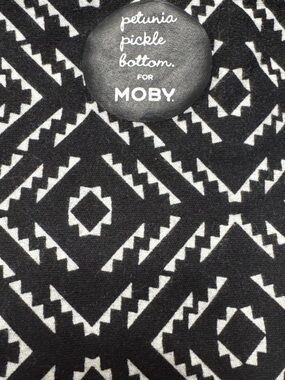 Petunia Pickle Bottom for Moby Kids' Black & White Geometric Crewneck